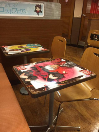 Illustration for article titled Tokyo Hamburger Restaurant Covered in AnimeÂ